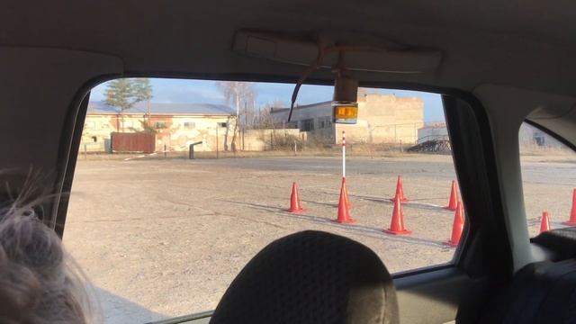 Гараж под 90 задним ходом по новому регламенту