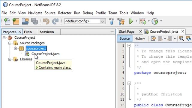 Fundamentals of Java with NetBeans : First project and first start of the Java-application смотреть онлайн