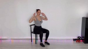 ? Упражнения на СТУЛЕ. Убираем БОЛЬШОЙ ЖИВОТ. Домашняя тренировка 80+ кг