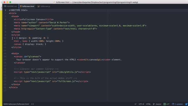 WebGL How to Fullscreen - ProgrammingTIL WebGL Video Tutorial Screencast 0009 смотреть онлайн