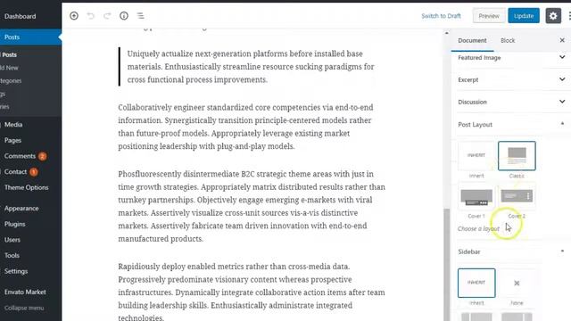 Single post options override - Vlog WordPress theme смотреть онлайн