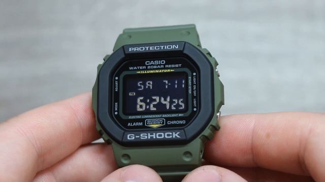 Обзор CASIO G-SHOCK DW-5610SU-3 | Где купить со скидкой смотреть онлайн