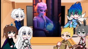 THE RISE OF THE GURDIANS + ANNA AND ELSA REACT TO JACK AND ELSA