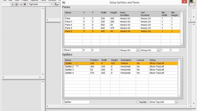 Setup Splitters and Panes Demo смотреть онлайн