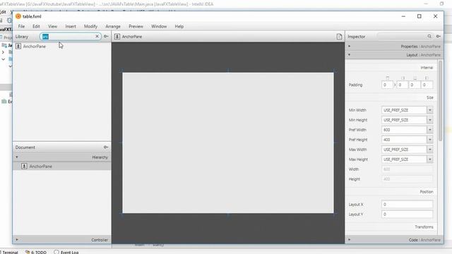 How to Create JavaFx Table View смотреть онлайн