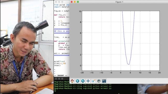Animasi Grafik menggunakan Matplotlib di Python смотреть онлайн