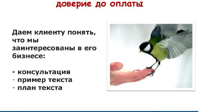 Работа копирайтером. Как сформировать базовое доверие заказчика смотреть онлайн