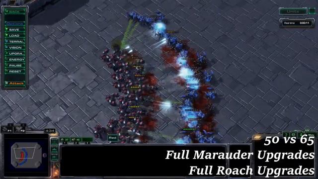 200 MARAUDERS vs 300 ROACHES!! (STARCRAFT 2) смотреть онлайн