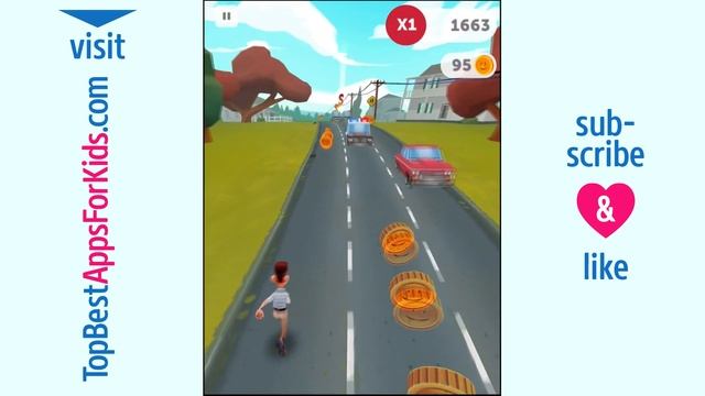 Run Forrest Run - The Forrest Gump Game App - iPad iPhone Gameplay смотреть онлайн
