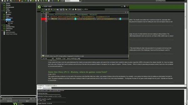 Game Maker Studio - Платформер - Часть 2: Гравитация и столкновения.