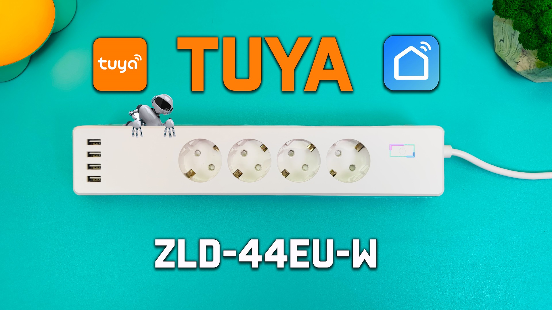 Wi-Fi удлинитель из БУДУЩЕГО - TUYA ZLD-44EU-W с USB зарядкой и Голосовым Управлением . смотреть онлайн