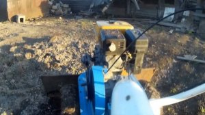 Мой маленький бульдозер или лопата на мотоблок своими руками.
