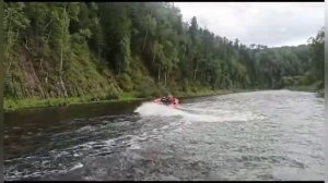 моя новая лодка Хатанга 425 jet lux