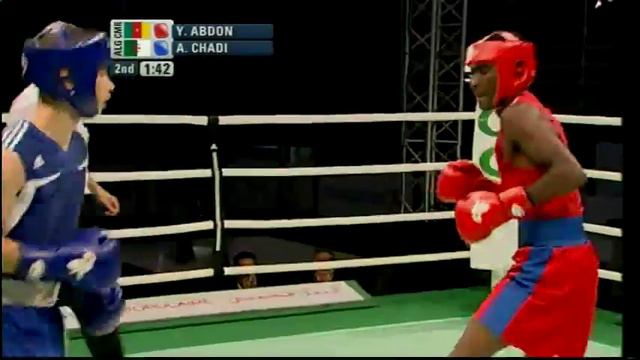 Light (60kg) SF - Abdon (CMR) vs Chadi (ALG) - 2012 African Olympic Qualifying Event смотреть онлайн