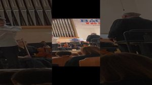 J.S. Bach. Suite №2 h-moll (5.Polonaise, 7.Badinerie), Даниил Росс - флейта.