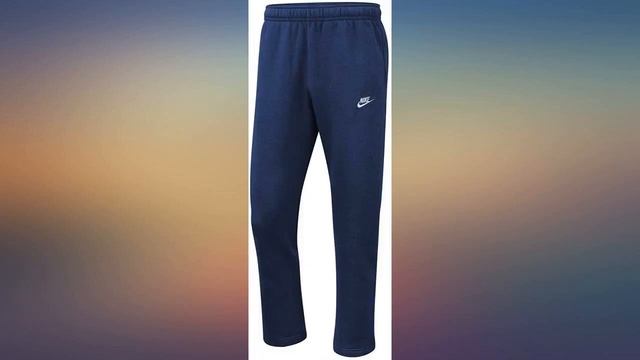 Nike Mens Club Open Hem Swoosh Sweatpants review смотреть онлайн