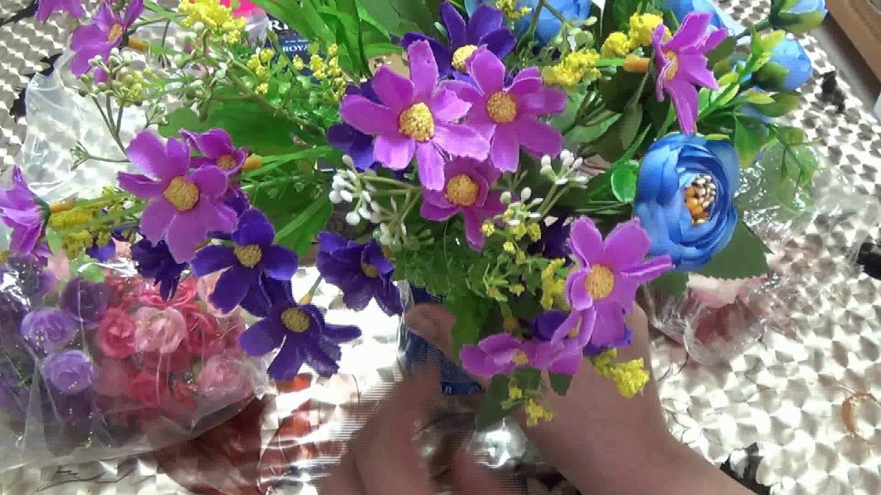 Китайские искуственные цветы с алиэкспрес смотреть онлайн