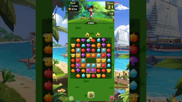 Sir Match-a-Lot: Match 3 Game | game fruit candy @kidsgames2000 смотреть онлайн
