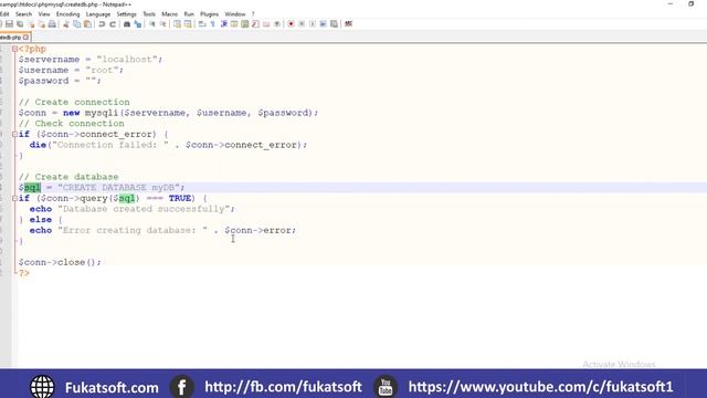 Php Create Database смотреть онлайн