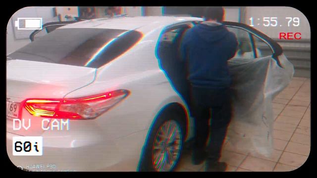 Полная тонировка Тайота Камри перед 50% зад 5% в автосервисе GARAGE TVER Освобождения 199А смотреть онлайн