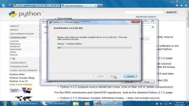 Python3: Windows 7 installation смотреть онлайн