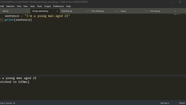 Strings And String Formatting смотреть онлайн