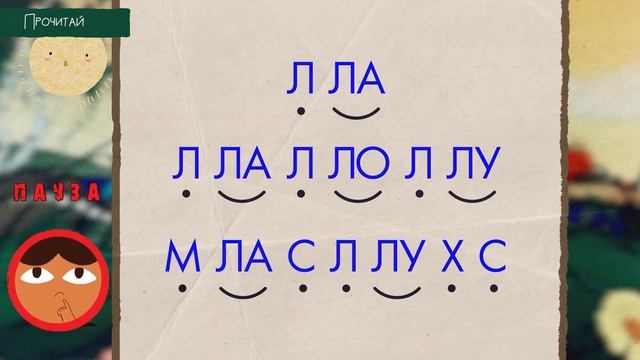 Урок 12 Звук и Буква Л + слоги из ТРЕХ БУКВ (слоги со стечением) смотреть онлайн