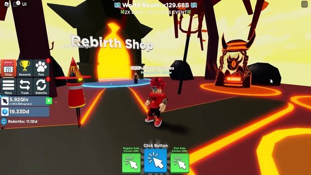 АДСКОЕ ОБНОВЛЕНИЕ В CLICKER SIMULATOR ROBLOX смотреть онлайн
