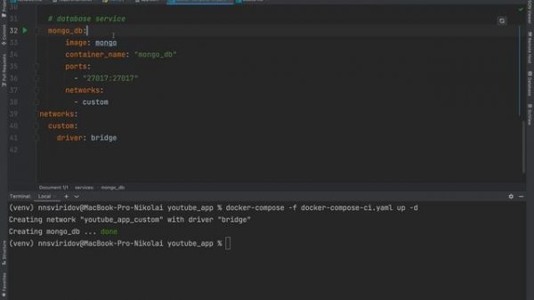 РАЗВЁРТЫВАНИЕ PYTHON FASTAPI ПРИЛОЖЕНИЯ + MONGODB   DOCKER COMPOSE, UVICORN, NGINX