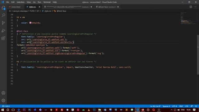 Tuto HTML et CSS #07 Formatage du texte смотреть онлайн