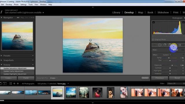 Как изменять настройки в отдельных областях Lightroom Graduated, Radial Filter, Adjustment Brush смотреть онлайн
