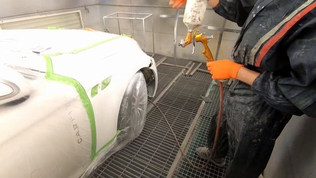 Как покрасить Трёхслойку переходом. Красим перламутр без отличий по цвету. Нижний Новгород смотреть онлайн