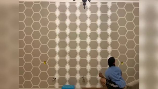 HEXAGONAL DESIGN ………#BAKSHISH SINGH…..##PAINTING…… смотреть онлайн