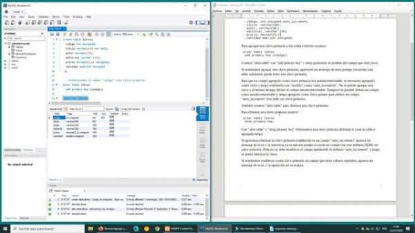 Curso de MySQL: Agregar y eliminar la clave primaria (alter table)