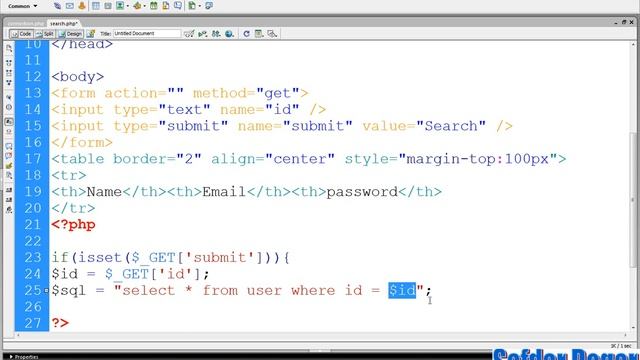 Beginner PHP Tutorial -61- How To Search And Filter Data In Html Table Using Php And MySQL Databas смотреть онлайн