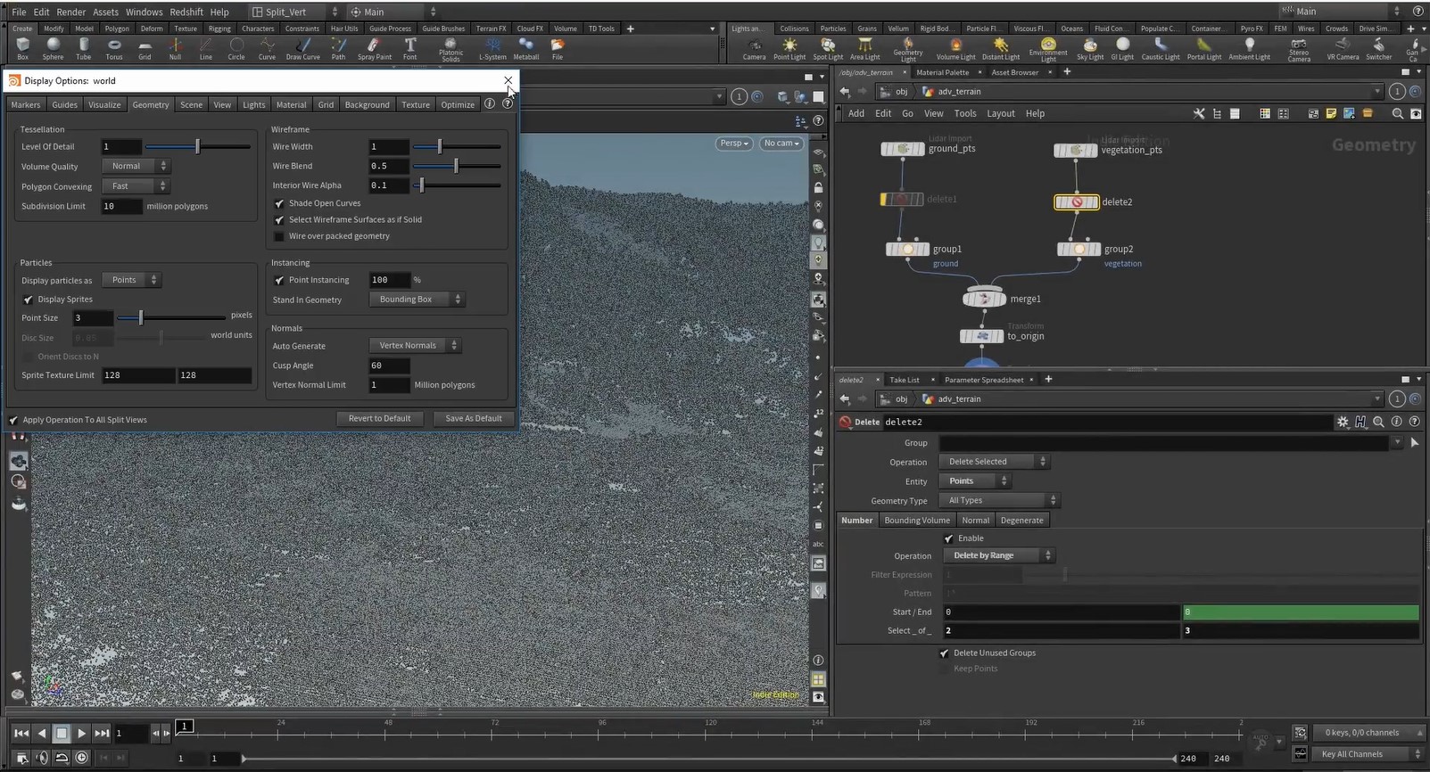 03 - Импорт и исправление трансформации в Houdini смотреть онлайн