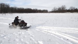 Самодельный снегоход | Проект 15 л.с. | Выпуск пятый (ходовые испытания)