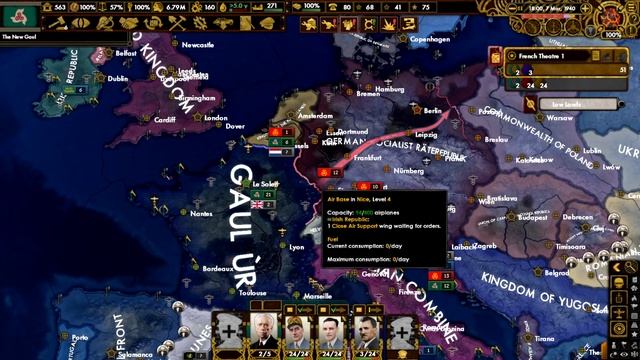 GAUL RISES FROM THE ASHES! | HOI4: 'Red Flood' Mod смотреть онлайн