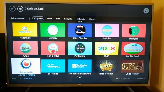 Jakie aplikacje na Smart TV Philips| Smart TV Philips Saphi lista aplikacji| Philips Saphi Apps Lis смотреть онлайн