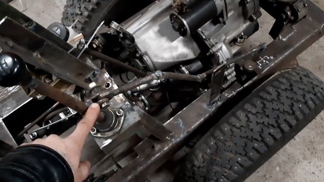 Кулиса кпп окушки на мини трактор