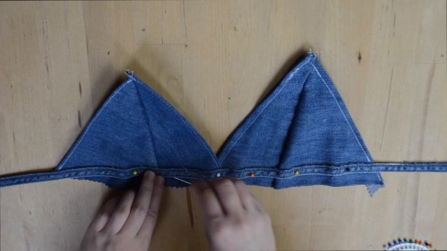 DIY Tutorial - Denim Bralette | Sybil Mae смотреть онлайн