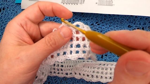 ЛЕТНИЙ белый ЖАКЕТ , Кардиган , Вязание КРЮЧКОМ , 1 ч. crochet cardigan ( В № 330) смотреть онлайн