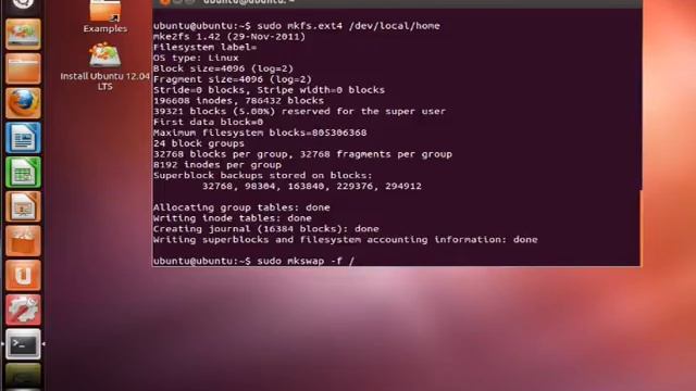 Установка Ubuntu 12.04 на LVM