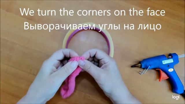 Как сделать объемный обруч для волос. Как изготовить мягкий ободок для волос своими руками.