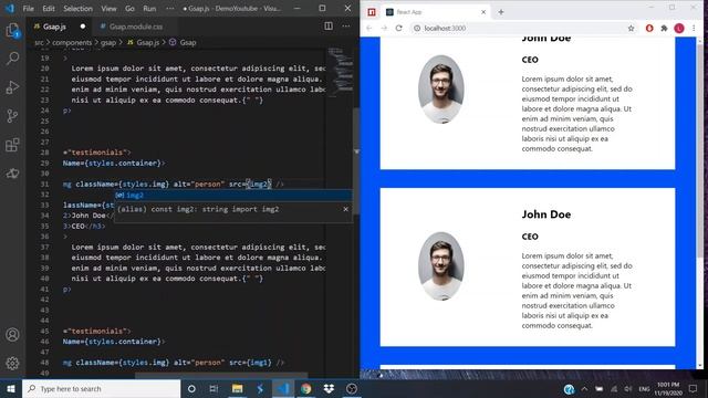 How To Code Vertical Carousel Animation in React.js with Greensock (GSAP) смотреть онлайн