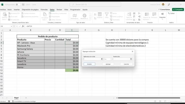Como utilizar SOLVER en EXCEL para calculos complejos con presupuestos. смотреть онлайн