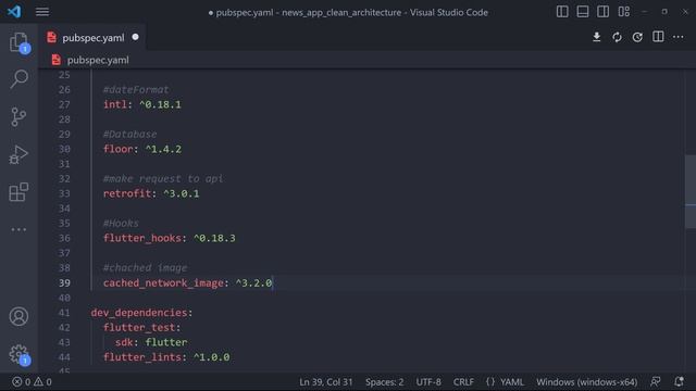 Build A News App - Add Packages & Create Folders Structure | PART 1 - Flutter Clean Architecture смотреть онлайн