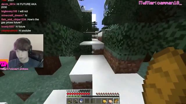 Minecraft, But If I Take Damage I Teleport... Camman18 Full Twitch VOD
