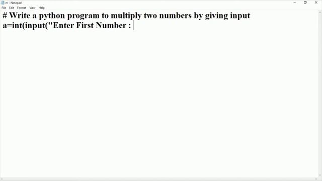 Write A Python Program To Multiply Two Numbers By Giving User Input | Rs Tech смотреть онлайн