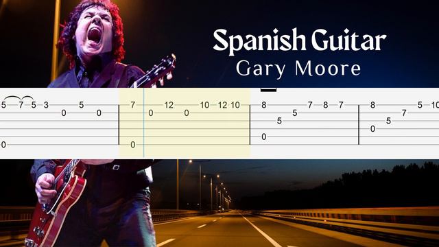 Spanish Guitar - Gary Moore | Fingerstyle Guitar TAB